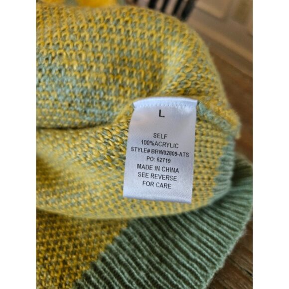Smiley Face green & yellow sweater - altar'd state size L - Picture 4 of 6